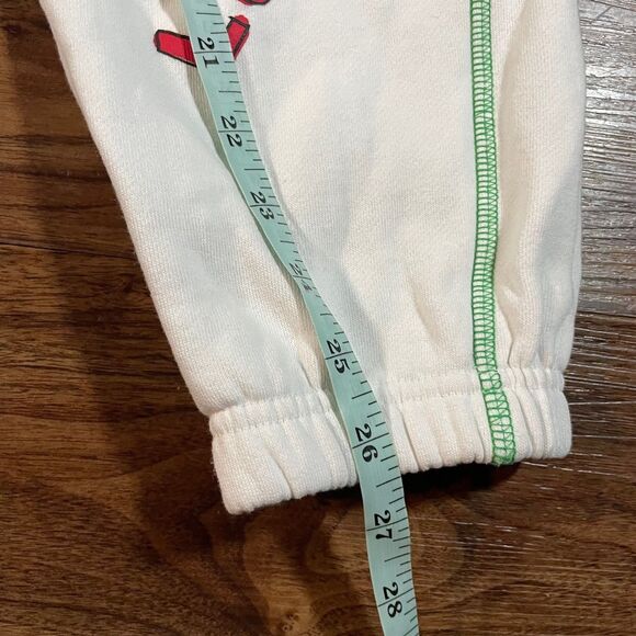 Forever 21 x Ron Bass Embroidered Sweatpant Black Is Power Colorful Women S FLAW - Picture 5 of 7